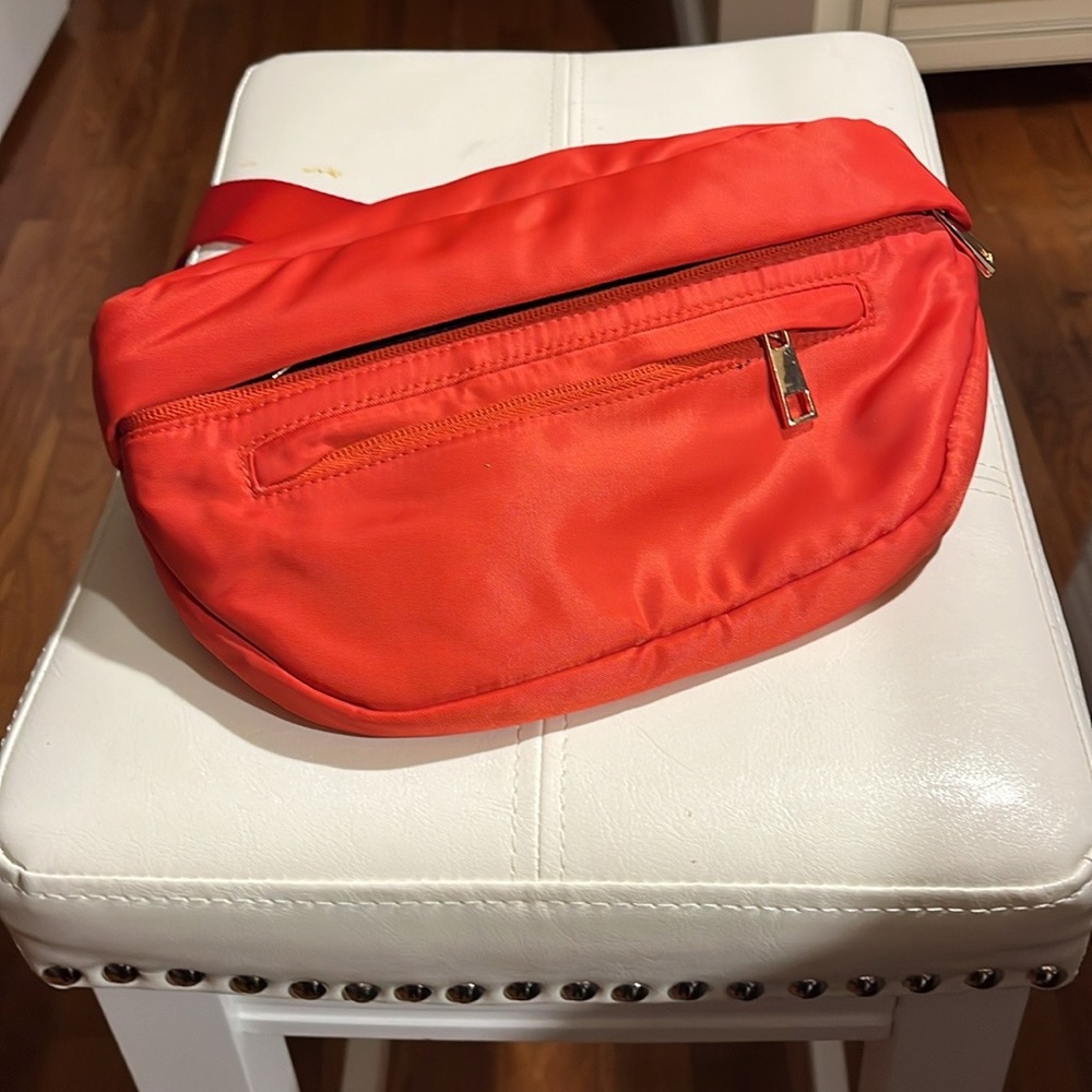 A New Day Bold Red Adjustable Waist Bag